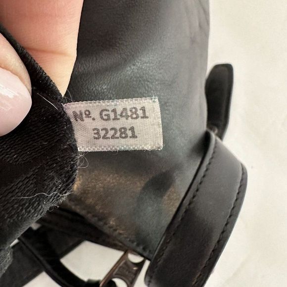 Vintage Coach Leather Legacy Bucket Bag Duffle Tote Black Soft Signature Lining - Picture 11 of 15